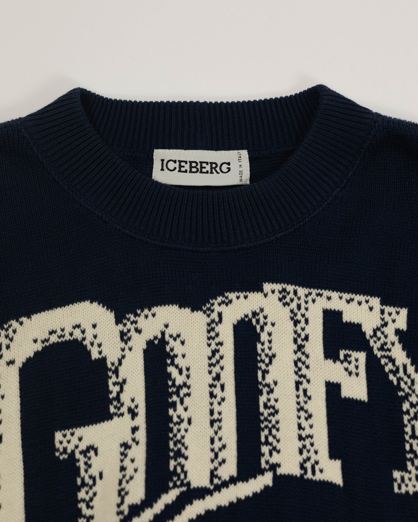 Iceberg Disney knit with embroidered Goofy